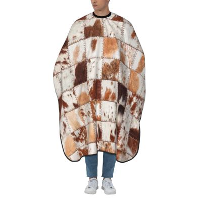 BZAXXQI Cow Print Hair Cutting Cape,Barber Cape Unisex Hair Cutting Cape Hair Cutting Accessories 66x55 Inch