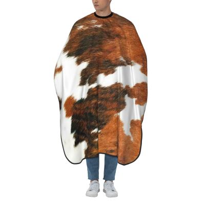 BZAXXQI Cow In Cowhide Hair Cutting Cape,Barber Cape Unisex Hair Cutting Cape Hair Cutting Accessories 66x55 Inch