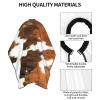 BZAXXQI Cow In Cowhide Hair Cutting Cape,Barber Cape Unisex Hair Cutting Cape Hair Cutting Accessories 66x55 Inch view 4