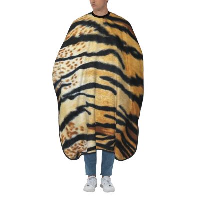 BZAXXQI Tiger Print Hair Cutting Cape,Barber Cape Unisex Hair Cutting Cape Hair Cutting Accessories 66x55 Inch
