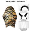 BZAXXQI Tiger Print Hair Cutting Cape,Barber Cape Unisex Hair Cutting Cape Hair Cutting Accessories 66x55 Inch view 4