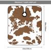 BZAXXQI Brown Cowhide Print Hair Cutting Cape,Barber Cape Unisex Hair Cutting Cape Hair Cutting Accessories 66x55 Inch view 3