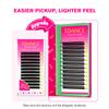 TDANCE YY Lash Extensions Premade Volume Eyelash Fans YY Lashes Matte Black W Lashes Extensions(W-3D-0.07-D,8-15 mm) view 3