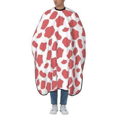 BZAXXQI Cute Pink Cow Hair Cutting Cape,Barber Cape Unisex Hair Cutting Cape Hair Cutting Accessories 66x55 Inch