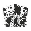 BZAXXQI Black And White Cowhide Animal Hair Cutting Cape,Barber Cape Unisex Hair Cutting Cape Hair Cutting Accessories 66x55 Inch view 2