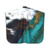 BZAXXQI Gold Green Cow Print Hair Cutting Cape,Barber Cape Unisex Hair Cutting Cape Hair Cutting Accessories 66x55 Inch view 2