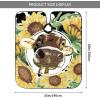 BZAXXQI Cows Sunflower Hair Cutting Cape,Barber Cape Unisex Hair Cutting Cape Hair Cutting Accessories 66x55 Inch view 3