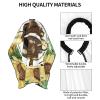 BZAXXQI Cows Sunflower Hair Cutting Cape,Barber Cape Unisex Hair Cutting Cape Hair Cutting Accessories 66x55 Inch view 4