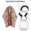 BZAXXQI Cowhide Animal Print Hair Cutting Cape,Barber Cape Unisex Hair Cutting Cape Hair Cutting Accessories 66x55 Inch view 4