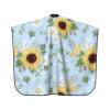 BZAXXQI Sunflower In Blue Hair Cutting Cape,Barber Cape Unisex Hair Cutting Cape Hair Cutting Accessories 66x55 Inch view 2