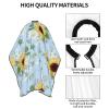 BZAXXQI Sunflower In Blue Hair Cutting Cape,Barber Cape Unisex Hair Cutting Cape Hair Cutting Accessories 66x55 Inch view 4
