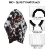 BZAXXQI Cowhide Cow Hair Cutting Cape,Barber Cape Unisex Hair Cutting Cape Hair Cutting Accessories 66x55 Inch view 4