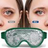Cooling Eye Mask with Gel Bead, Reusable Cold Compress Ice Pack Sleeping Eye Cooling Pads for After Eyelid Surgery, Puffiness, Puffy Eyes, Headache, Migraine Relief(Dark Green) view 3