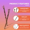 400Pcs Bobby Pins Brown, Cyluer Bobby Pin, 2 Inch Premium Bobby Pins Secure Hold & Pain Free For Women Girls and Kids, Invisible Wave Hair Pins Bulk With Storage Case, Suitable For Various Hairstyles view 3