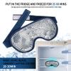 Cooling Eye Mask with Gel Bead, Reusable Cold Compress Ice Pack Sleeping Eye Cooling Pads for After Eyelid Surgery, Puffiness, Puffy Eyes, Headache, Migraine Relief(Navy Blue) view 4