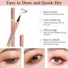 4D Silk Fiber Mascara set, Black Mascara and Eyeliner set, Long Lasting kit & Waterproof Black Eyeliner Pencil, No Clumping Lasting All Day view 2