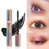 4D Silk Fiber Mascara set, Black Mascara and Eyeliner set, Long Lasting kit & Waterproof Black Eyeliner Pencil, No Clumping Lasting All Day view 4