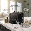 Bago Travel Toiletry Bag for Women and Men X-Large Waterproof Hanging Large Toiletry Bag for Bathroom and Travel Bag for Toiletries Organizer -Travel Makeup Bag (Black) view 4