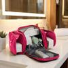 Bago Travel Toiletry Bag for Women and Men X-Large Waterproof Hanging Large Toiletry Bag for Bathroom and Travel Bag for Toiletries Organizer -Travel Makeup Bag (Pink) view 4