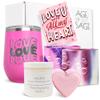 Love Spa Gift Basket for Women - Self Care Basket, Relaxation, Pampering Gift for Girlfriend, Wife, Mom, Sister, Friends - Birthday Bundles, Mothers Day, Anniversary, Valentines Day Gift Set for Her view 1