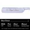 ROYAL SHAVE 6/8 Straight Razor Full Hollow Round Point Stainless Steel. Shave Ready Handmade Classic Wet Shaving Straight Razor - MADE IN GERMANY (Black Handle) view 2