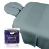 Healthy You Microfiber Massage Spa Table Sheets 3pc Set - Wrinkle-Resistant, Includes Flat, Fitted Sheet and Massage Face Rest Cover (Ocean) view 1