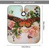 BZAXXQI Rose With Butterfly Hair Cutting Cape,Barber Cape Unisex Hair Cutting Cape Hair Cutting Accessories 66x55 Inch view 3