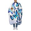 BZAXXQI Blue Butterfly Hair Cutting Cape,Barber Cape Unisex Hair Cutting Cape Hair Cutting Accessories 66x55 Inch view 1