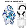 BZAXXQI Blue Butterfly Hair Cutting Cape,Barber Cape Unisex Hair Cutting Cape Hair Cutting Accessories 66x55 Inch view 4