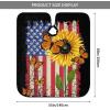 BZAXXQI Sunflower Monarch Butterflies American Flag Hair Cutting Cape,Barber Cape Unisex Hair Cutting Cape Hair Cutting Accessories 66x55 Inch view 3