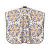 BZAXXQI Blue Boho Hair Cutting Cape,Barber Cape Unisex Hair Cutting Cape Hair Cutting Accessories 66x55 Inch view 2