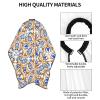 BZAXXQI Blue Boho Hair Cutting Cape,Barber Cape Unisex Hair Cutting Cape Hair Cutting Accessories 66x55 Inch view 4