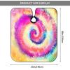 BZAXXQI Tie Dye Hair Cutting Cape,Barber Cape Unisex Hair Cutting Cape Hair Cutting Accessories 66x55 Inch view 2