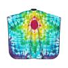 BZAXXQI Green And Red Star Tie Dye Hair Cutting Cape,Barber Cape Unisex Hair Cutting Cape Hair Cutting Accessories 66x55 Inch view 2