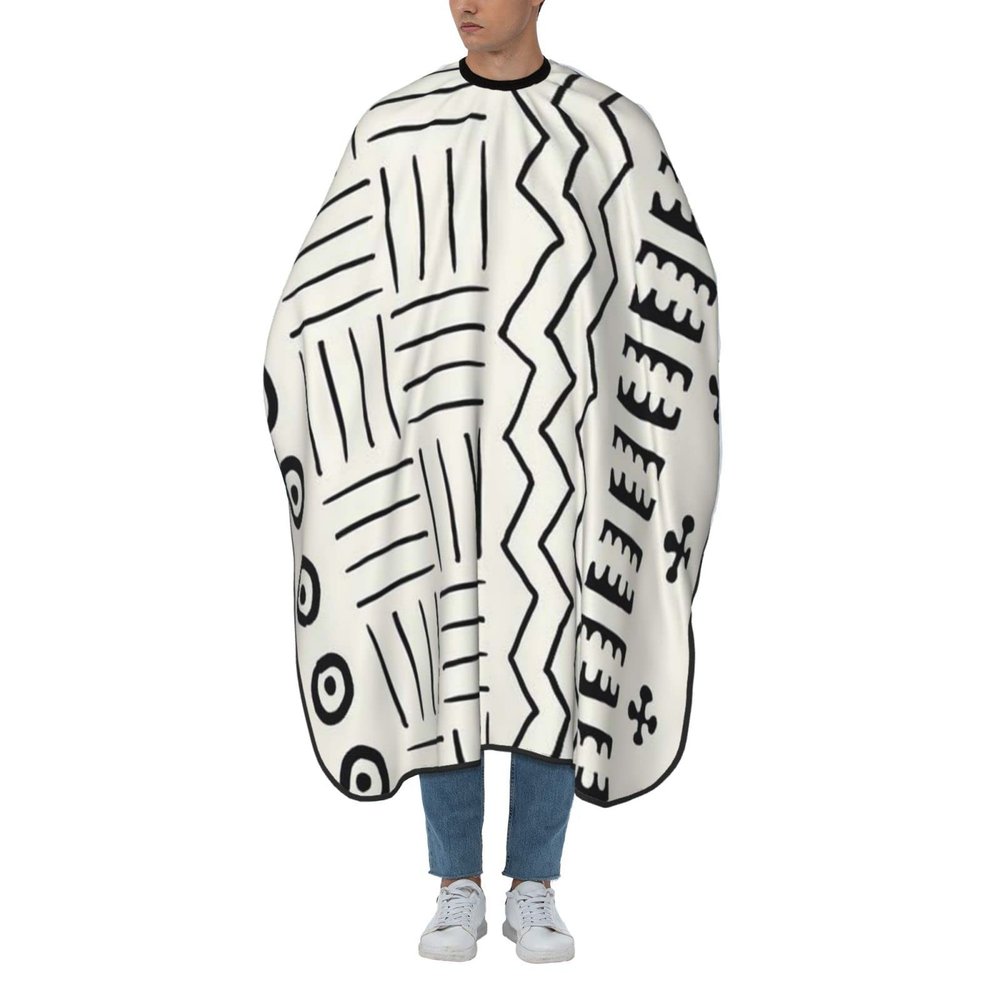 BZAXXQI Boho Hair Cutting Cape,Barber Cape Unisex Hair Cutting Cape Hair Cutting Accessories 66x55 Inch