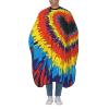 BZAXXQI Heart Tie Dye Hair Cutting Cape,Barber Cape Unisex Hair Cutting Cape Hair Cutting Accessories 66x55 Inch view 1