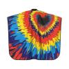 BZAXXQI Heart Tie Dye Hair Cutting Cape,Barber Cape Unisex Hair Cutting Cape Hair Cutting Accessories 66x55 Inch view 2