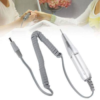 Haosie Electric Nail Art Drill Handpiece, 35000rpm Professional Nail Drill Handle, Portable Electric Nail File for Electric Manicure Polisher Machine