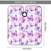 BZAXXQI Butterflies In Purple Hair Cutting Cape,Barber Cape Unisex Hair Cutting Cape Hair Cutting Accessories 66x55 Inch view 3