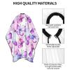 BZAXXQI Butterflies In Purple Hair Cutting Cape,Barber Cape Unisex Hair Cutting Cape Hair Cutting Accessories 66x55 Inch view 4