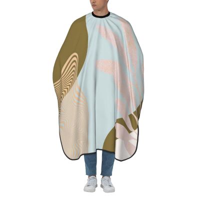 BZAXXQI Pink Blue Gold Bohemian Hair Cutting Cape,Barber Cape Unisex Hair Cutting Cape Hair Cutting Accessories 66x55 Inch