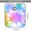 BZAXXQI Tie Dye Hair Cutting Cape,Barber Cape Unisex Hair Cutting Cape Hair Cutting Accessories 66x55 Inch view 3