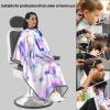BZAXXQI Colorful Tie Dye Hair Cutting Cape,Barber Cape Unisex Hair Cutting Cape Hair Cutting Accessories 66x55 Inch view 3