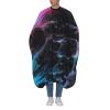 BZAXXQI Black Tie Dye Hair Cutting Cape,Barber Cape Unisex Hair Cutting Cape Hair Cutting Accessories 66x55 Inch view 1