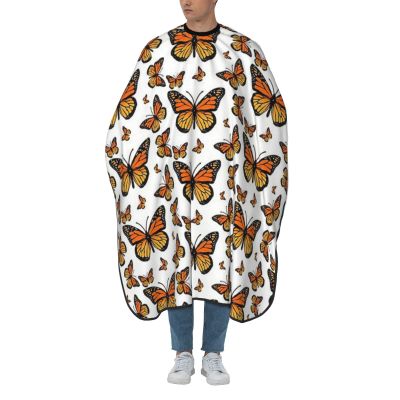 BZAXXQI Monarch Butterfly Hair Cutting Cape,Barber Cape Unisex Hair Cutting Cape Hair Cutting Accessories 66x55 Inch