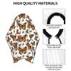 BZAXXQI Monarch Butterfly Hair Cutting Cape,Barber Cape Unisex Hair Cutting Cape Hair Cutting Accessories 66x55 Inch view 4