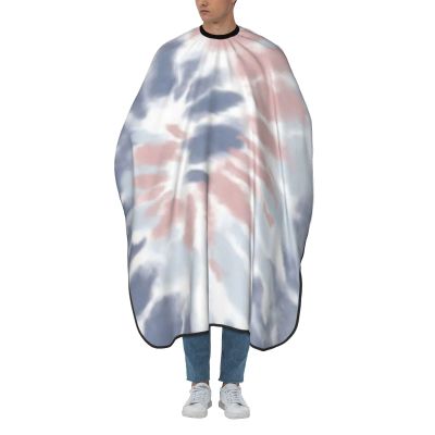 BZAXXQI Tie Dye Hair Cutting Cape,Barber Cape Unisex Hair Cutting Cape Hair Cutting Accessories 66x55 Inch