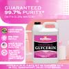 BulkBliss Vegetable Glycerine Food Grade, Non-GMO for Skin, Crafts - 1 Gallon Glycerin Liquid view 2