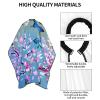 BZAXXQI Butterflies And Cherry Blossom Hair Cutting Cape,Barber Cape Unisex Hair Cutting Cape Hair Cutting Accessories 66x55 Inch view 4