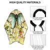 BZAXXQI Floral Butterfly Hair Cutting Cape,Barber Cape Unisex Hair Cutting Cape Hair Cutting Accessories 66x55 Inch view 4